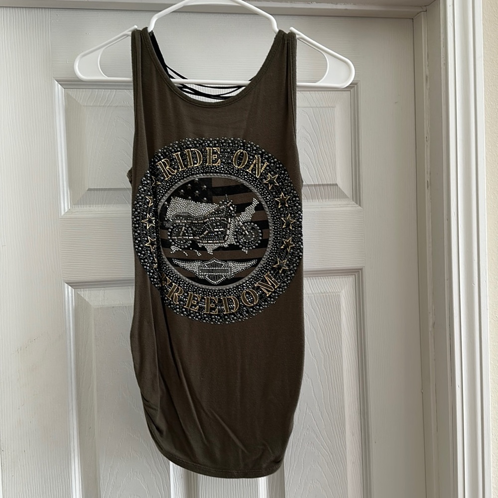 Harley Davidson fitted tank - size XS - Like new